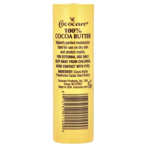 Cococare Coco Cocoa Butter Stick, Stock 100% 1 oz, 8 Pack