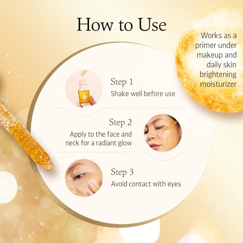 Rose Gold Oil 15ml 24K Gold Infused Face Oil | 100% Organic