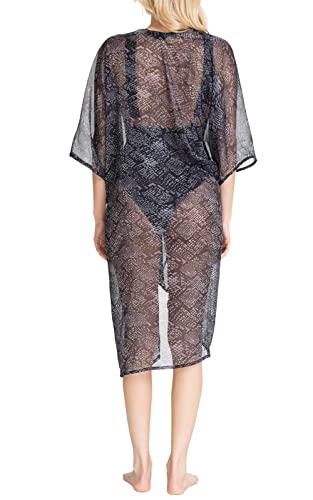 RACHEL Rachel Roy Women's Standard High Low Kimono, Multi