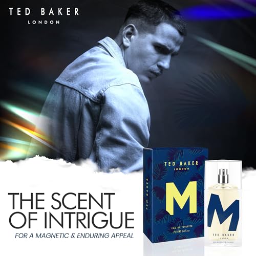 Ted Baker M and W EDT Bundle, Woman and Man Eau De Toilette, Includes M with Unique Notes of Tonka Bean and Musk, W with Notes of Fig Leaf, White Peony and Violet, 2 x 2.54 fl oz