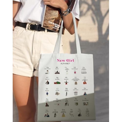 New Girl TV Show Inspired Gift, Girl Fans Gift Tote Bag Merchandise, Funny Shoulder bag Gifts for Sister Friends Shoulder Bag