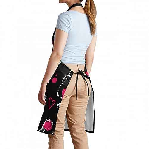 Giwawa Hairstylist Aprons for Women Funny Hair Cutting Aprons for Salons Home