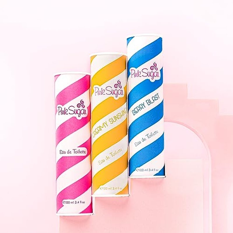 Pink Sugar Berry Blast Eau de Toilette Perfume for Women, Body Mist, Hair Fragrance, Sweet + Fruity Scent, Notes of Blueberries, Blackberries, Cotton Candy & Vanilla