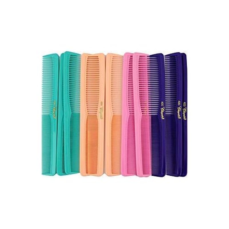 7 inch All Purpose Hair Comb. Hair Cutting Combs. Barber¡¯s & Hairstylist Combs. Fresh Mix 12 Units.