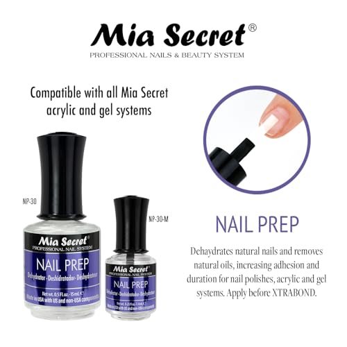 Mia Secret Nail Prep 0.5oz (NP-30) & Xtrabond Primer 0.5 oz (PR100)