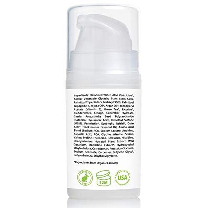 Amara Beauty Eye Cream Gel for Dark Circles and Puffiness with Peptides & Hyaluronic Acid, 0.5 fl. oz.