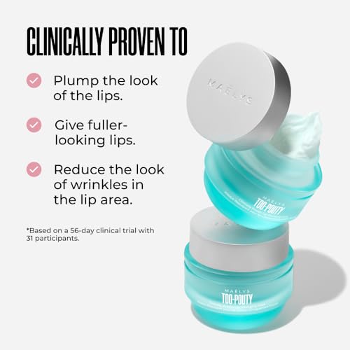 MA?LYS Cosmetics TOO-POUTY Clinically Proven Lip Plumping Mask - Helps Reduce The Appearance Of Fine Lines - Contains Adeplump to Plump The Look Of Lips