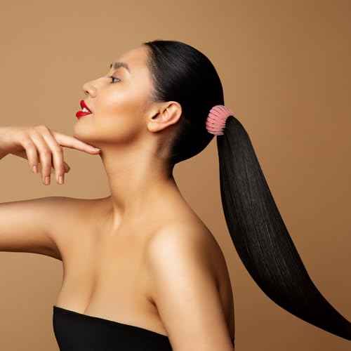 Bird Nest Magic Hair Clip, Hairs Maker Flocking Ponytail Holder Hair Barrettes Accessories Shaper for Women Girls Hair Ties Thin Thick Fine Curly Hairs (4 Pack, Black)