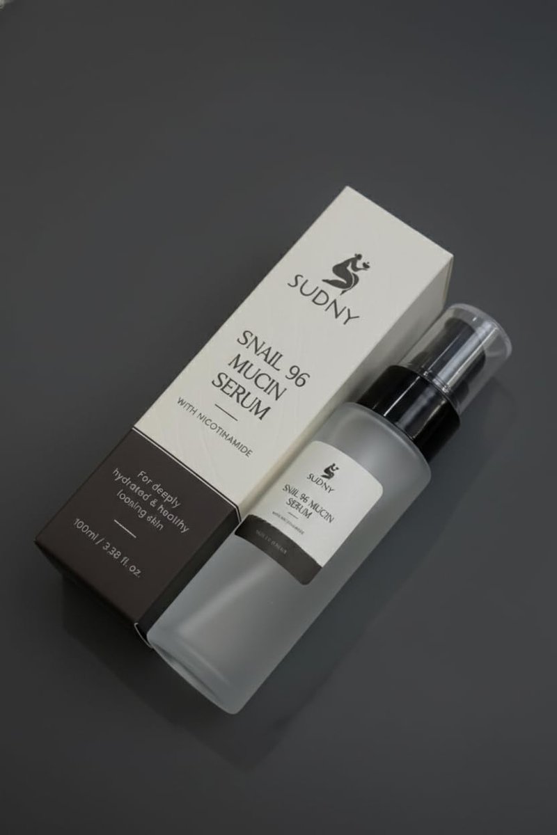 SUDNY Snail Mucin 96% Repairing Essence with Niacinamide, Aloe Vera & Glycerin - Snail Mucin Serum to Hydrate & Repair Dull Skin & Fine Lines- Gentle Skincare Serums with Snail Serum for Everyday Care