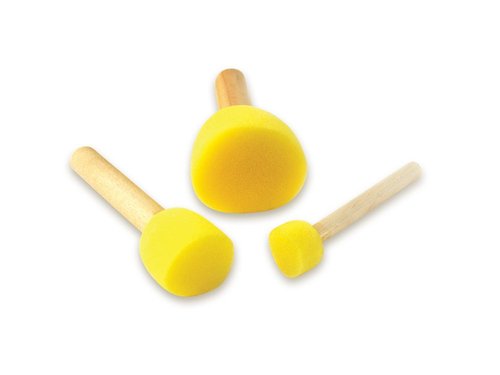 Multicraft Imports Color Factory GB324 Spouncer/Dabber, 3 Per Package