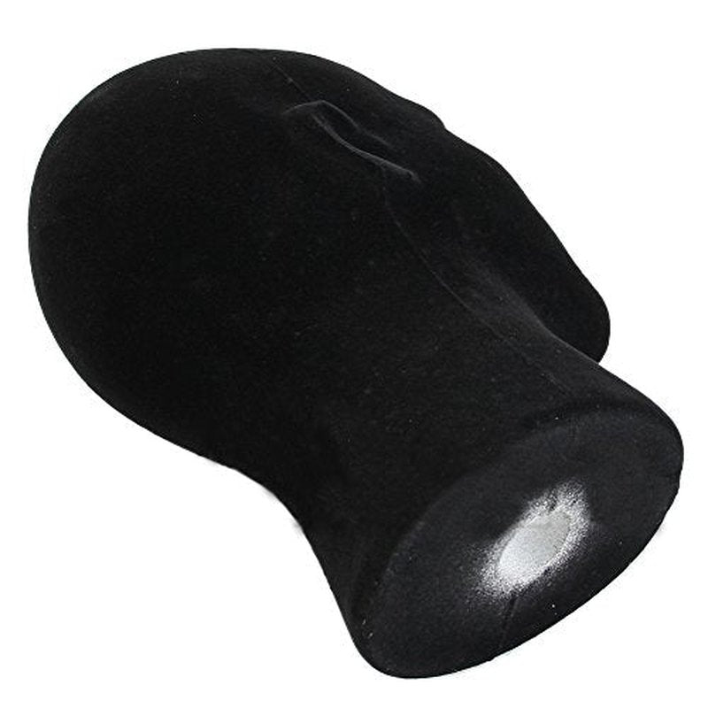 Male Wigs Display Mannequin Head Stand Model HTC Vive VR Headsets Mount Styrofoam Foam Black