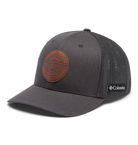 Columbia Unisex Rugged Outdoor Mesh Hat, Shark/Circle Logo, XX-Large