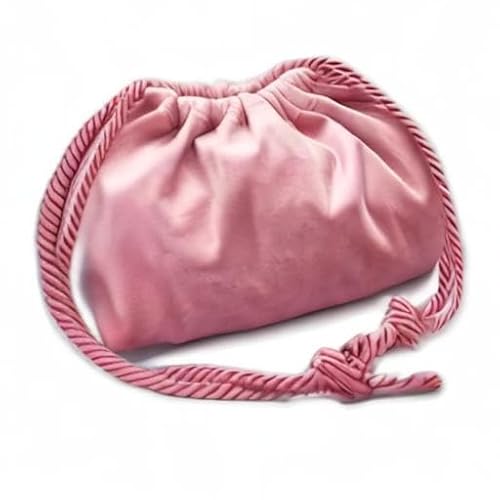 Drawstring Velvet Makeup Bag with Water-Resistant Interior: Cosmetic/Travel/Toiletry/Beauty Makeup Bag/Pouch/Sack with Chic drawstring, for Birthdays/Valentines/Christmas/Thanksgiving