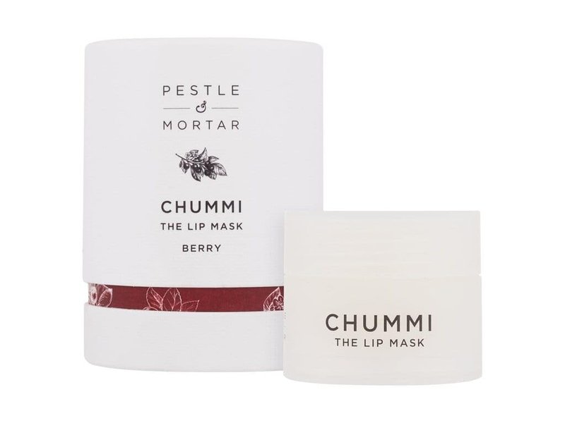 CHUMMI LIP MASK - skincare for your lips - Luxurious overnight lip treatment in coconut, berry, and vanilla, blended with lip-softening plant butters and exfoliating berry extracts. (20g, Berry)
