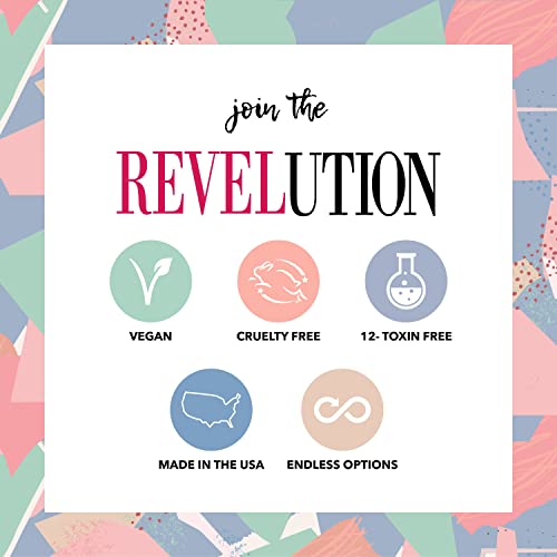 Revel Nail Clear Dip Powder for Nail, Vivien (Sheer), 0.5 oz, French Manicure Overlay, Long-Wear, No Lamp Needed, Made in USA