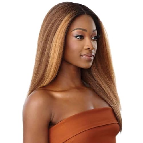 Outre Soft & Natural Synthetic Lace Front Wig - NEESHA 207 (1 Jet Black)