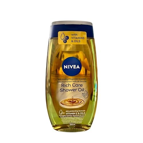 Nivea Shower Oil Natural Caring 200ml for Dry skin
