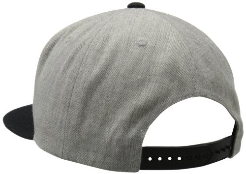 Brixton Men's Oath III Medium Profile Adjustable Snapback Hat, Light Heather, One Size