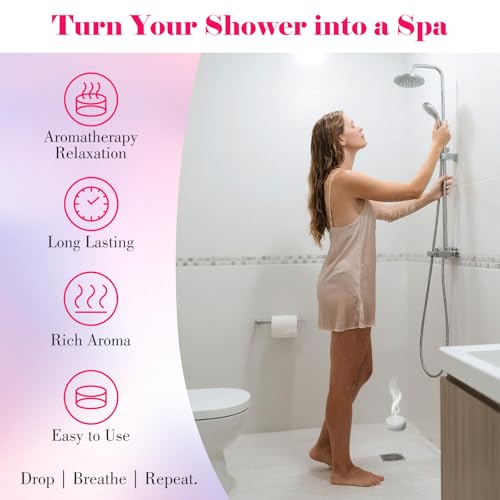 W&E Choice Shower Steamers Aromatherapy 21 Pack- Shower Bombs with Natural Essential Oils for Daily Relaxation & Stress Relief, Birthday/Christmas Gifts for Women, Mom, Wife