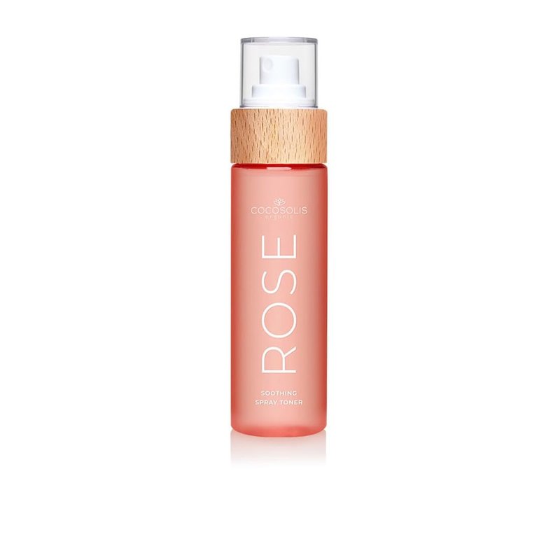COCOSOLIS Rose Soothing Spray Toner Facial Cleansing and Hydrating Toner with Rosa Damascena, Prickly pear and Coconut. Firms, moisturizes, revitalizes, Nourishing Skin Care