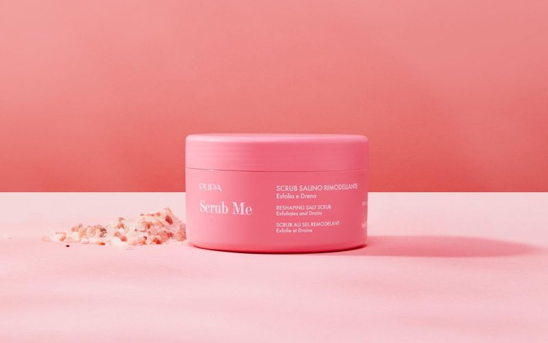 Pupa Milano Reshaping Salt Scrub -Scrub Me for Unisex - 12.34 oz Scrub