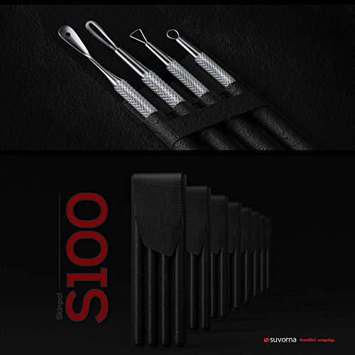 Suvorna Pimple Popper Tool Kit | Milia Remover | Lancets for Facial Extraction | White head Extractor Tool for Face | Comedone Extractor | Blackhead Remover tool | Acne Needle Tool & Cyst Removal Tool