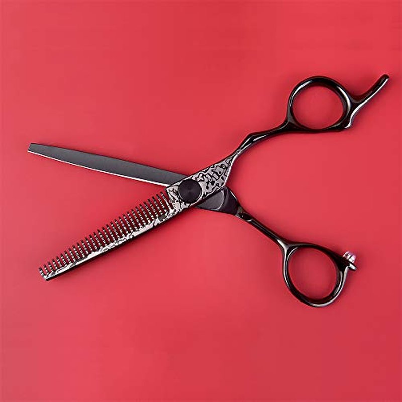 High End Hair Scissors Professional Hair Cutting Scissors Thinning Shears Kit 6" Premium Barber Supplies/Accessories Japanese VG-1 SS Steel Barber Scissors Tijeras de Peluqueria Profesional