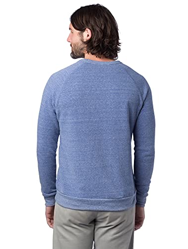 Alternative Men Champ Fleece Sweatshirt, Eco Pacific Blue, X-Large