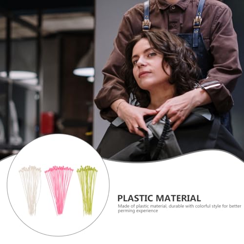 FRCOLOR Hair Roller Pins 90pcs Plastic Brush Roller Pick Perm Needle Barber's Special Hairdressing Tool for Hair Curling Styling Accessories