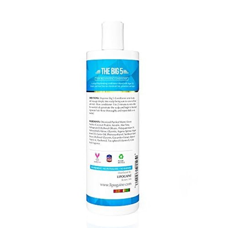 Lipogaine Hair Loss Prevention Conditioner With Argan Oil, Keratin, Aloe Vera
