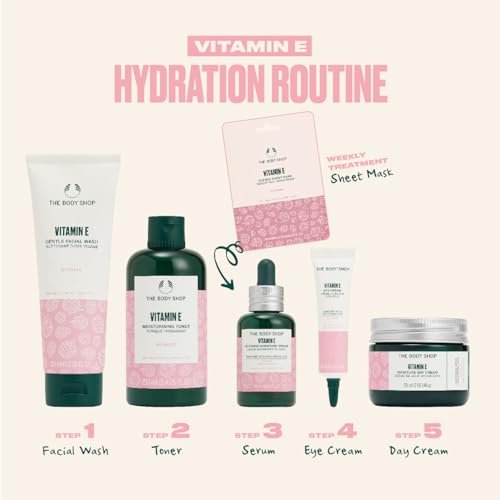 The Body Shop Vitamin E Bi-Phrase Serum - Hydration - For All Skin -1 Fl Oz
