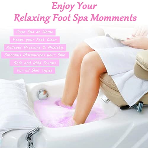 Bath Foot Bombs, 16 Pack Foot Soak with Bath Salt and Tea Tree Oil for Christmas. Organic Natural Handmade Aroma Pure Essential Oil Bubble Feet Balls for Foot Callus, Stubborn Feet Odor Scent.