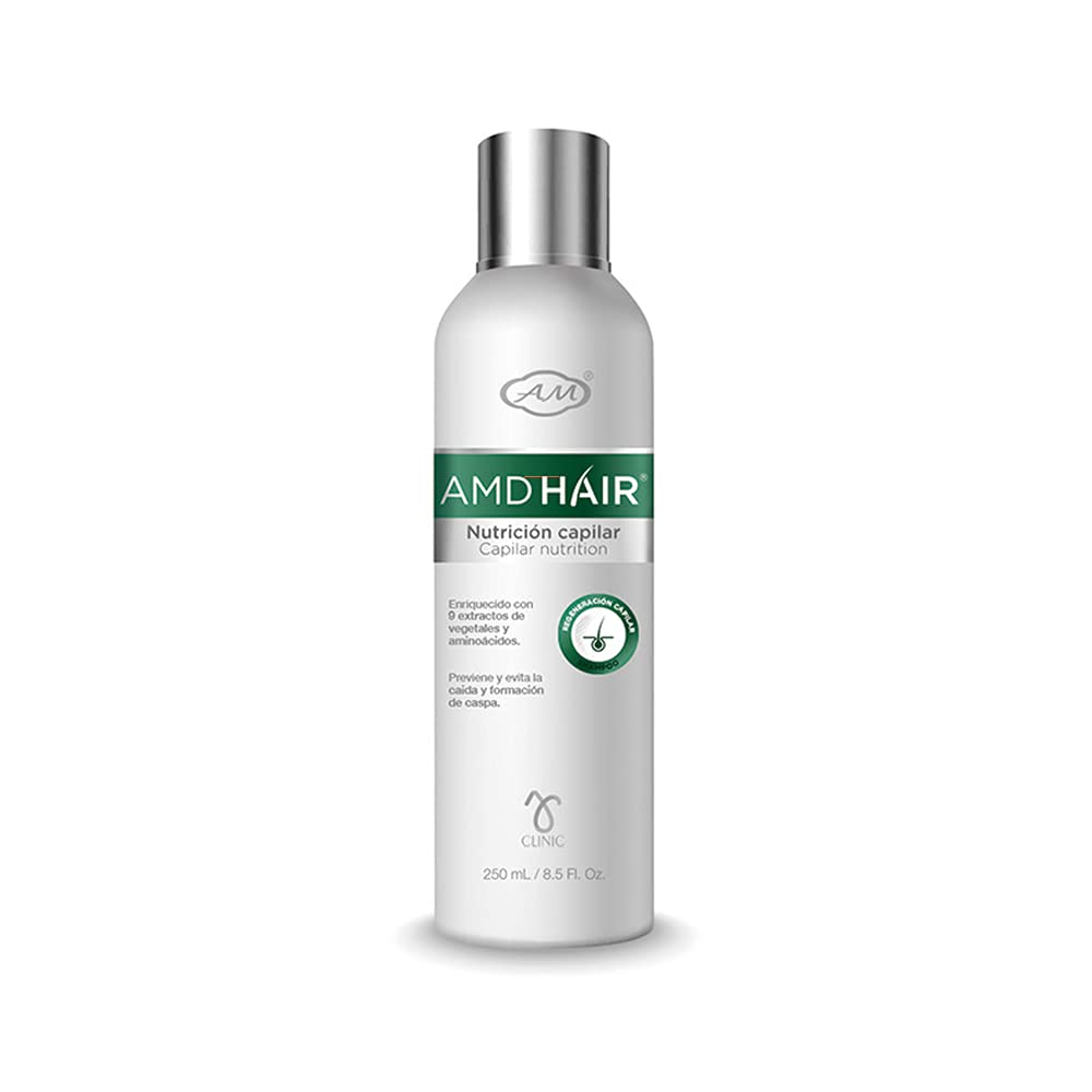 AM Armesso | AMD Capillary Regenerator Shampoo | Professional-Grade Hair Strengthening & Revitalizing Formula. Hair Density & Scalp Nutrition with Plant Extracts, Amino Acid & Bio Restore | 8.5 fl oz