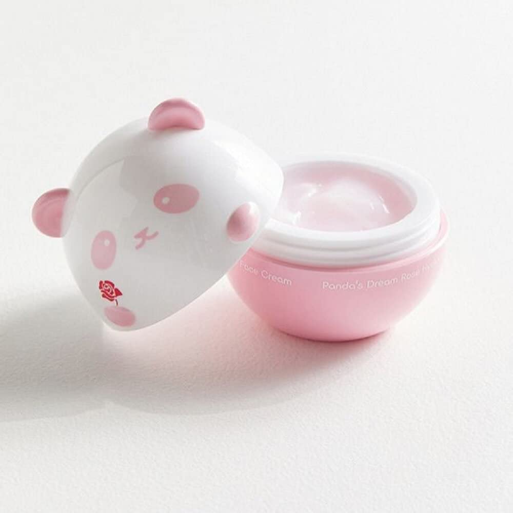 TONYMOLY Panda’s Dream Rose Hyaluronic Face Cream – Hydrating Moisturizer for All Skin Types – Calms, Soothes & Softens Skin – Korean Skincare, 5 oz