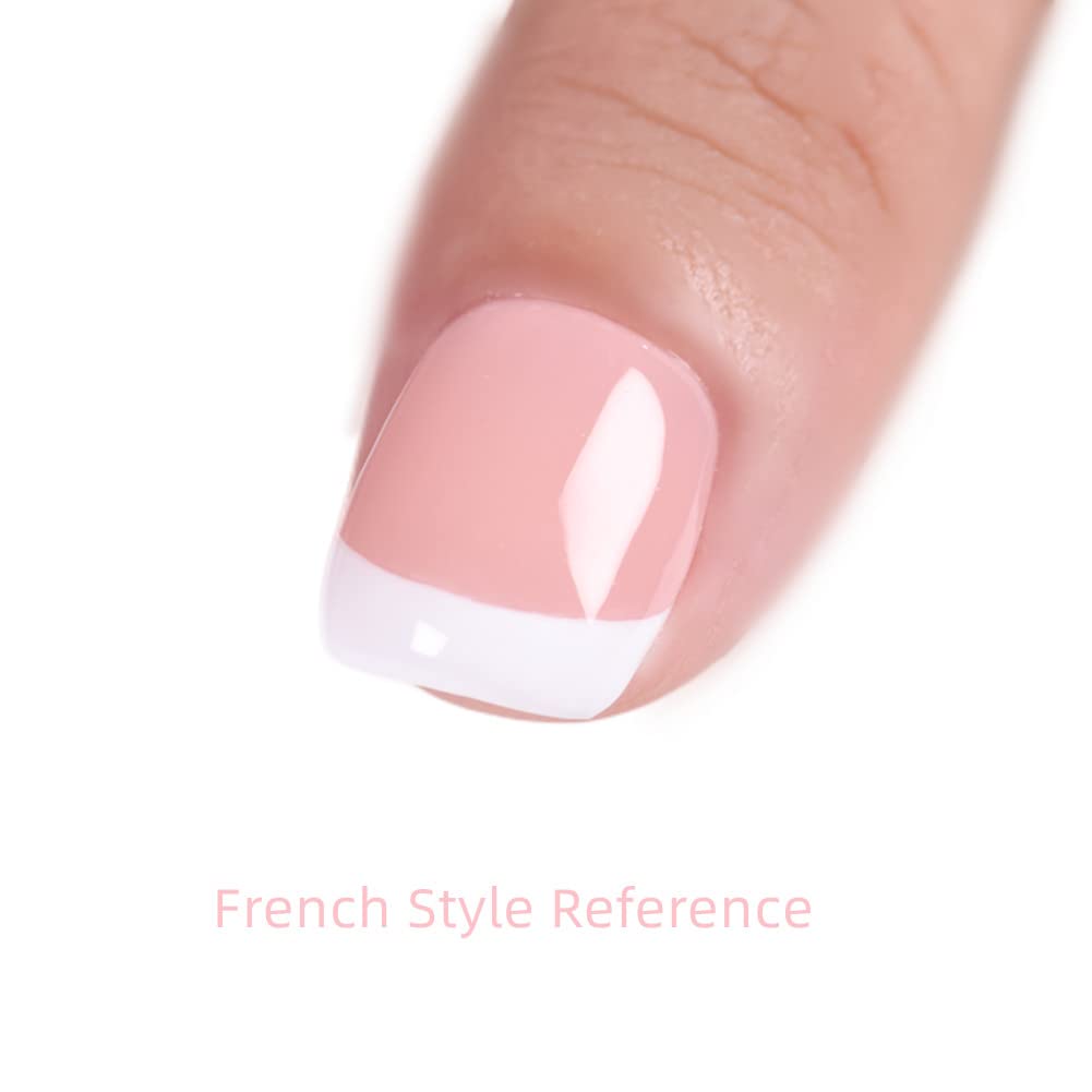 Gel Nail Polish, Milky White Nude Gel Polish, 0.27 fl oz
