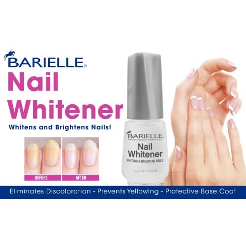 Barielle Nail Whitener for Yellow Nails or Dull Nails .47 oz. (PACK OF 2) - Whitening for Nails, Treats Yellow Nails