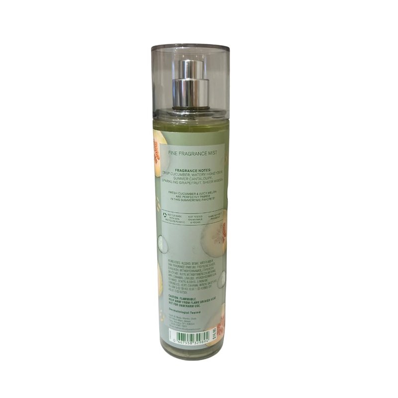 Bath & Body Works Cucumber Melon Fine Fragrance Mist 8oz - Pack of 3