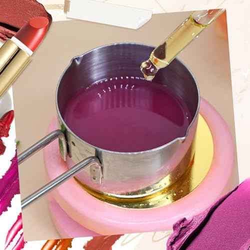 Lipstick Making Kit- 47Pcs DIY Matte Velvet Lipstick Set, Lip Gloss Kit, Make Your Own Lip Stain Kit with Beeswax Long-Lasting Quick-Drying Non-Stick Cup Lip Makeup Gift Kit for Women Beginner