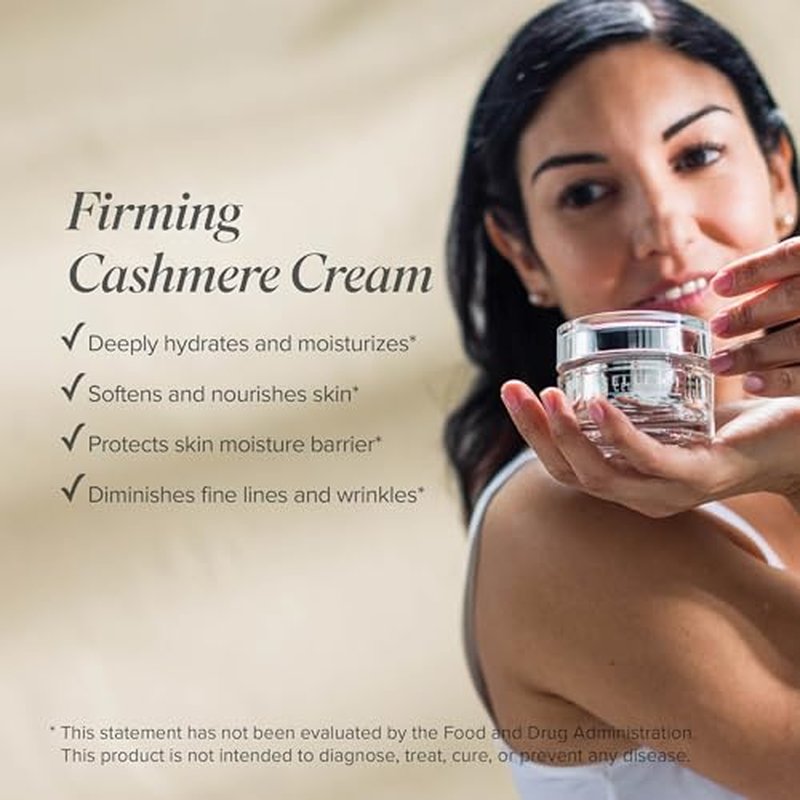 Isagenix Celletoi¢ç Firming Cashmere Cream - Hydrating, Soothing, Dermatologist Tested - Gentle on Skin, Cruelty Free, Vegan - Infused with Hyaluronic Acid and Ceramides - Leaping Bunny Certified