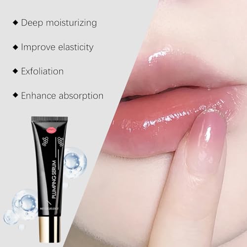 Plumpify Plumping Serum Oil, Lip Boosting Serum, Hydrating & Nourishing Moisturizing Lips Oil for Dry Lips, Reduce Fine, Non-Sticky, Increase Lips Elasticity, Reduce Fine (2 pcs)