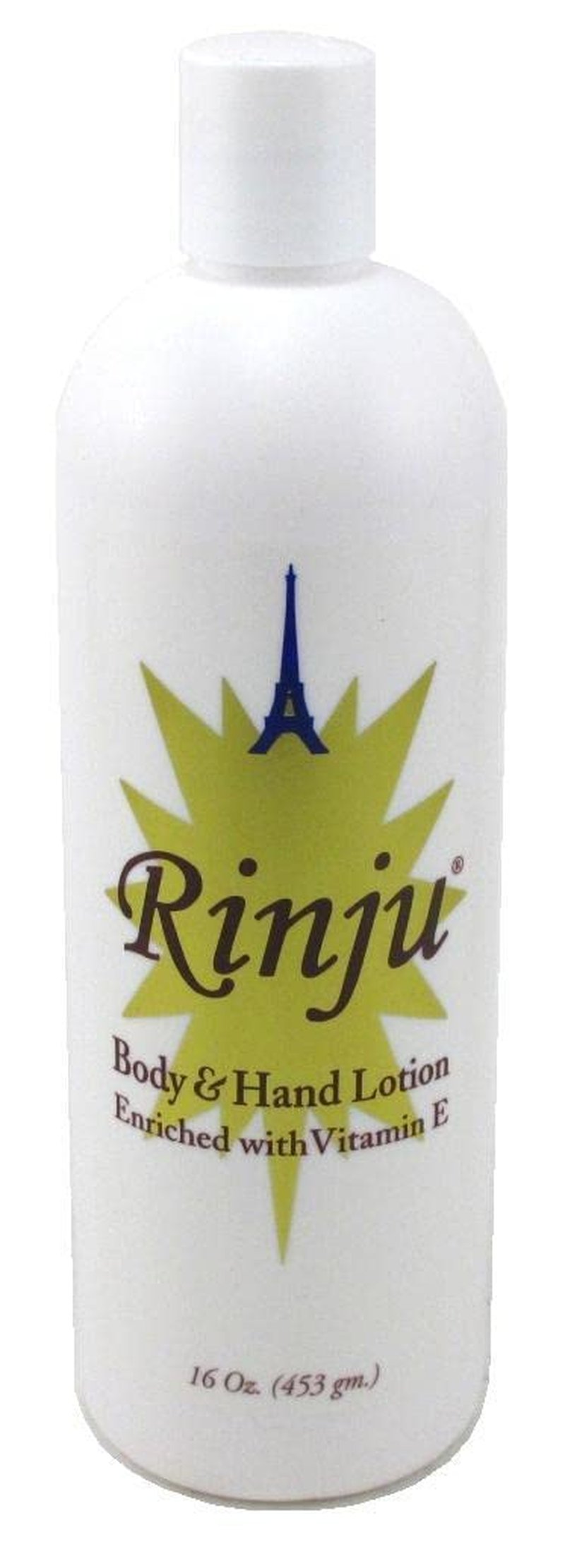 Rinju Body & Hand Lotion 16 Ounce Enriched with Vitamin-E (Pack of 2)