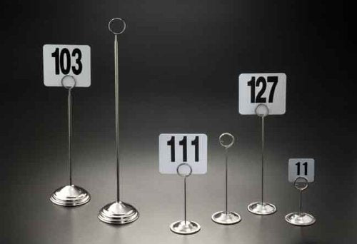 American Metalcraft CH6 Card Holders, Signs and Stands, 2.65" Length x 2.55" Width, Clear