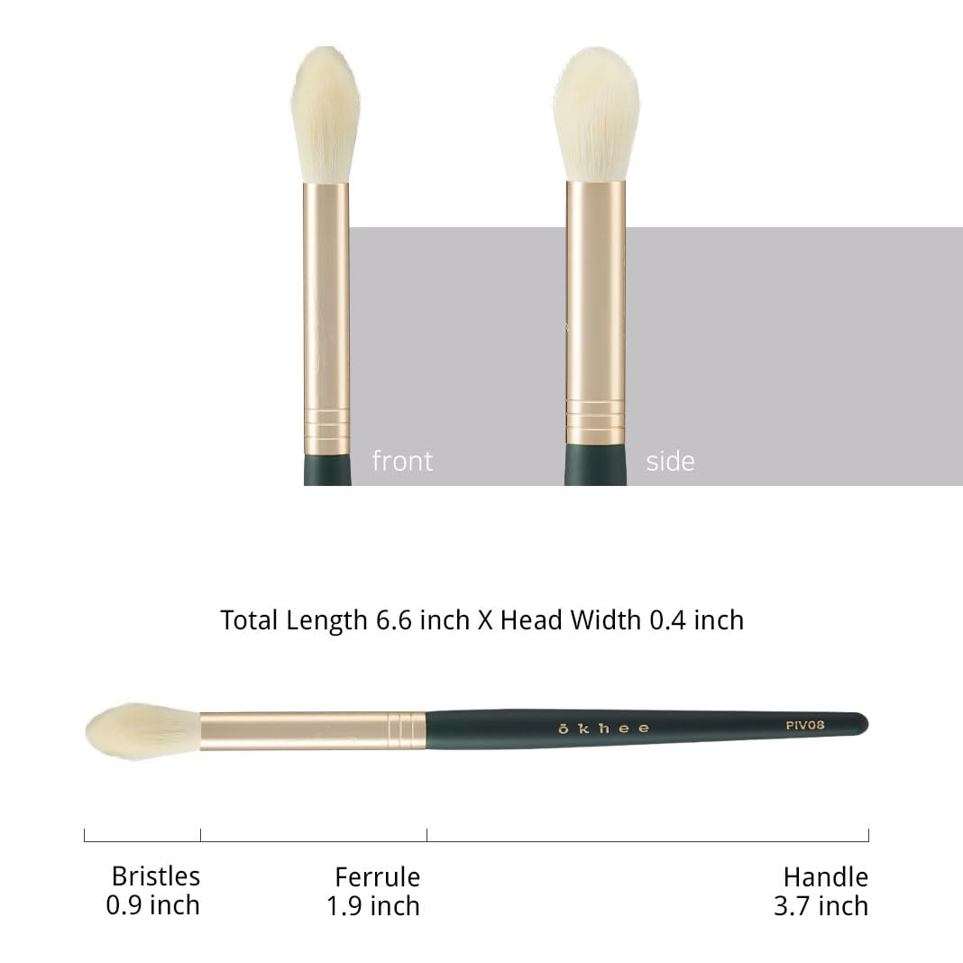 Okhee Final Touch Brush PIV08 - Ideal for Blending & Polishing Makeup | Designed by K-Pop Artist Seo Ok