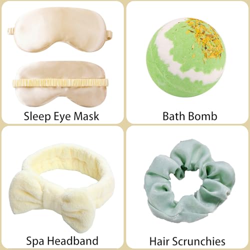 Relaxing Spa Gift Basket Set for Women, Birthday Gifts for Women, Christmas Gifts for Mom Sisters Wife Daughter Friends Female Coworkers Teachers, Valentine's Day Mothers Day Gifts