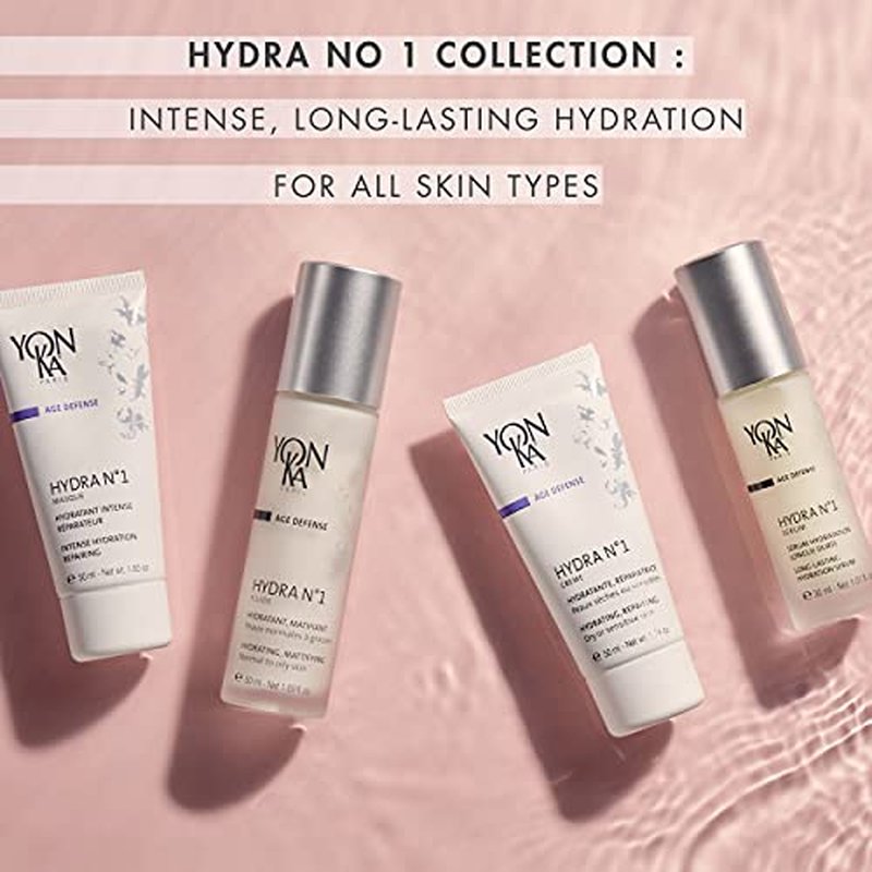 Yonka Hydra No. 1 Masque | Hydrating Face Mask with Vitamin C and Aloe Vera | Overnight Anti-Aging Treatment | For Normal to Dry Skin | Paraben-Free | 1.80 oz