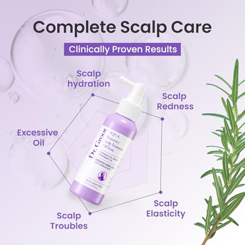 Dr.groot Rosemary Mint Oil Tonic for Hair Growth with Biotin, Hyaluronic Acid, Thickening & Scalp Nourishing. Korean Haircare. Sulfate-Free, Silicon-Free, Paraben-Free (3.38 fl oz/ 100ml)