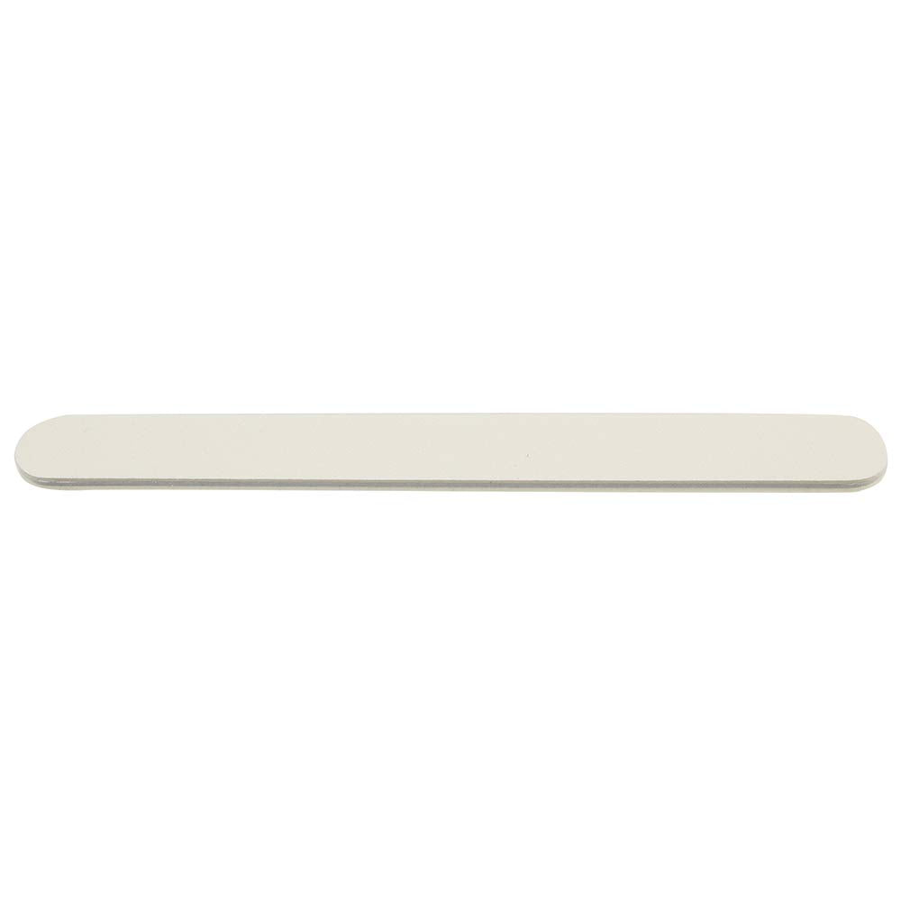 ForPro Professional Collection Nail Foam Boards, White, 100/180 Grit, Double-Sided Manicure and Pedicure Nail Files, 7” L x .75” W, 50-Count