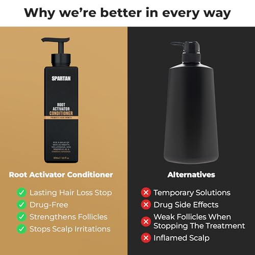 SPARTAN¢â Root Activator Conditioner For Men - Hair Growth Conditioner, Thickening Hair Moisturizer for Hair Loss and Thinning Hair