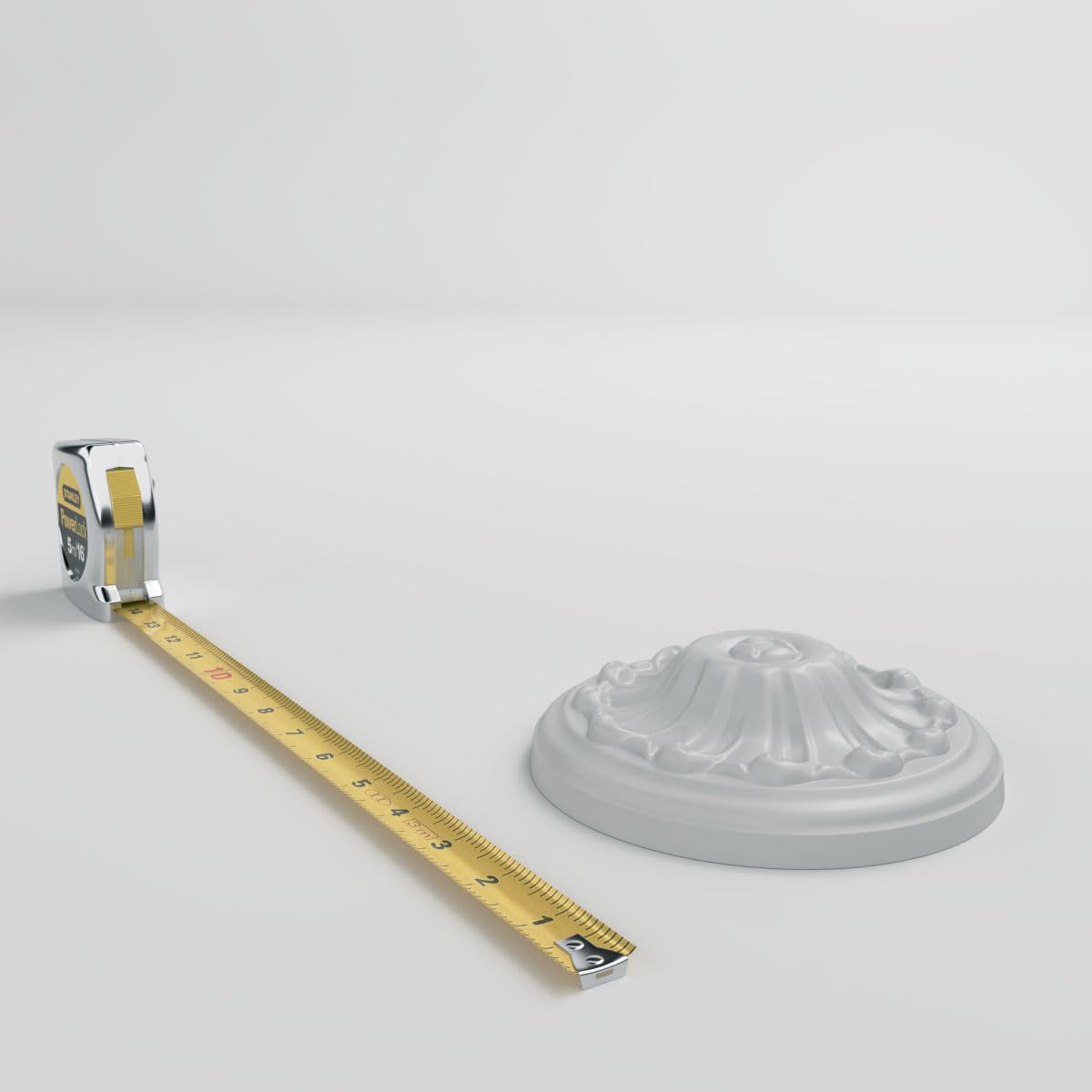 Ekena Millwork ROS05X05MU Mullin Round Rosette, 5 7/8"OD x 1 5/8"P, Primed