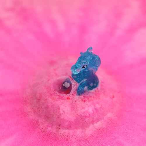 Large Unicorn Surprise Bath Bomb, 6 Surprise Unicorn Toys to Collect in Total, One Per Bath Bomb, Children's Collectible Bath Toy, Stocking Filler Toy, Xmas Present for Boys & Girls